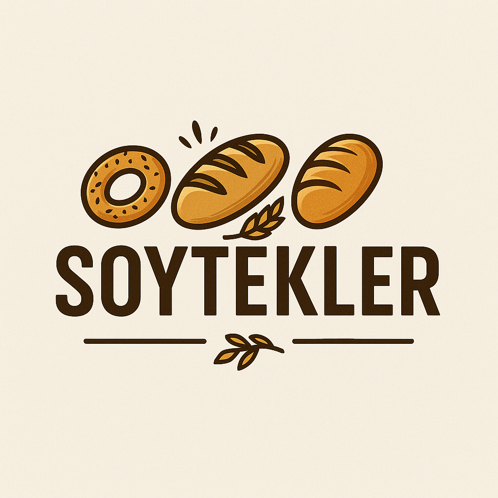 Pastane vitrininde simit ve açmalar